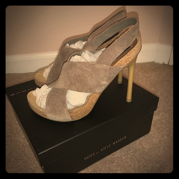 Taupe Sandals - Steven by Steve Madden - Picture 1 of 3